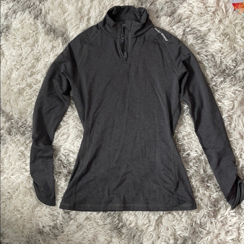 Under Armour gray quarter zip